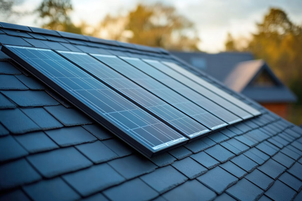 panneaux-solaires-sur-toit-ardoise