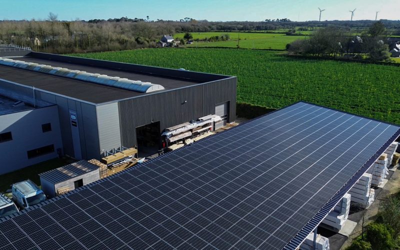 300 panneaux photovoltaïques carport Nestorwatt