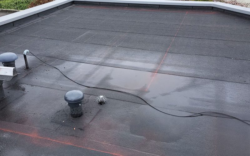 Photovoltaïque toit plat bitume Nestorwatt